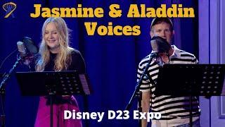 Voices of Jasmine and Aladdin Redo their Roles at D23 Expo