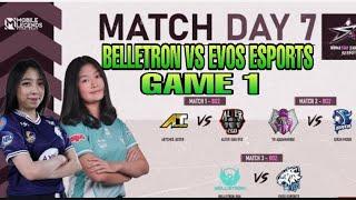 BELLETRON ERA VS EVOS ESPORTS GAME 1  WSL S2 Day 7