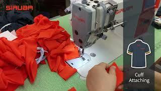Manufacturing Process of Making Polo Shirt. Garment Factory in Taiwan.
