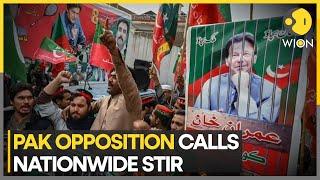 Pakistan PTI led opposition alliance calls for a nationwide protest  Latest English News  WION