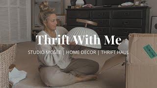 Thrift With Me  Studio McGee  Home Decor  Thrift Haul