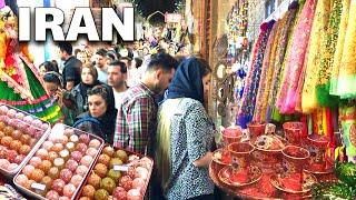 Colorful Bazaar and Masqati in Iran l Shiraz Vakil Bazaar Full of Iranian Carpets