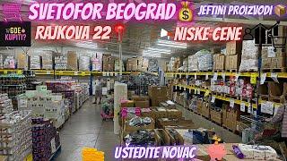 Ruski market SVETOFOR BEOGRAD - jeftino i povoljno niske cene obilazak i razgledanje #beograd