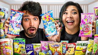 I Tried EVERY Japanese Snack with my American Girlfriend