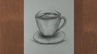 KAHVE FİNCANI ÇİZİMİ -  COFFEE CUP DRAWING