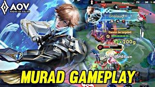 AOV  MURAD GAMEPLAY - IN JUNGLE - ARENA OF VALOR LIÊNQUÂNMOBILE ROV