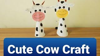 Cute Cow Craft  Art and Craft  Paper Crafts  Teacher activity  School Craft Ideas