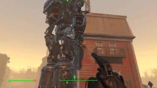 Fallout 4 Liberty Prime in action