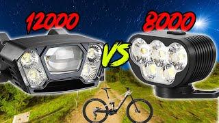 The Ultimate Bike Light Showdown - Magicshine Monteer 8000 vs 12000