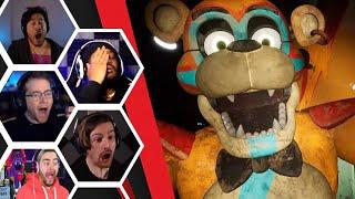 Lets Players Reaction To The Glamrock Freddy Jumpscare - FNAF Security Breach