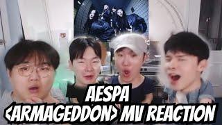 에스파 Armageddon 뮤비 리액션  AESPA Armageddon MV REACTION