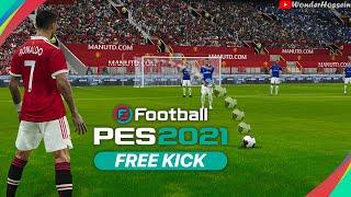 PES 2021 Free Kick Tutorial  All Types of Free Kicks