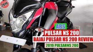 2019 Bajaj Pulsar NS 200 ABS update and Walkaround Review in Hindi  price  mileage #pulsar ns 200