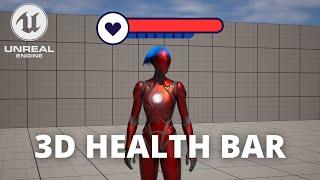 How to Make a 3D Health Bar for your Enemy in Unreal Engine 5