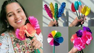 Amazing flower making craft  home decor ideas #riyascreativecorner #flowermaking #homedecor #diy