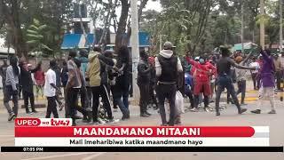 Maandamano mitaani Mlolongo Machakos na Kitengela