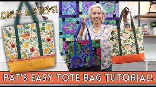 How To Make A Tote Bag - In Only 6 Easy Steps