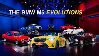 BMW M5 Series Evolutions From 1979 to 2025 - M5 E12 to M5 G90 4K