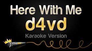 d4vd - Here With Me Karaoke Version