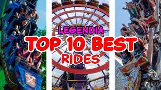 Top 10 rides at Legendia - Chorzów Poland  2022