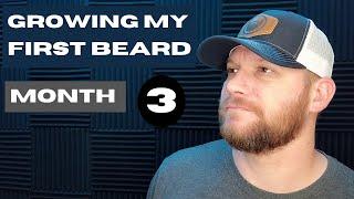 Growing my first Beard Progress so far Month 3