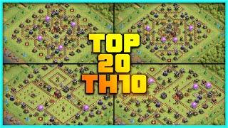 New Best Th10 base link WarFarming Base Top20 With Link in Clash of Clans - th10 war base 2020