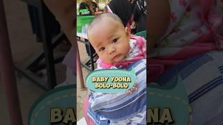 BABY YOONA KE ACARA HAUL  #bayilucu #babyyoona #shorts