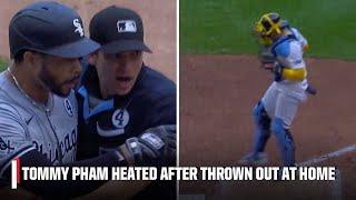 White Sox broadcaster HEATED with Tommy Pham after he was thrown out at the plate   ESPN MLB