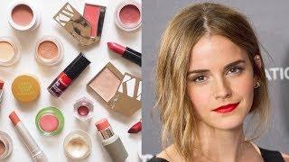 Emma Watson Makeup Bag  English Rose Look with Clean Beauty