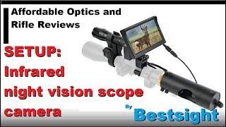 how to install Infrared scope camera by bestsight