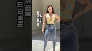 Trending style wearing tight jeans Outfits hacks #fashion #jeans #trending