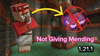 How to get mending in Minecraft 1.21.1  Villagers not giving mending books in 1.21