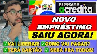 FINALMENTE EMPRÉSTIMO ACREDITA PARA TODOS DO BOLSA FAMÍLIA VAI LIBERAR COMO VOCÊ VAI PAGAR? VEJA