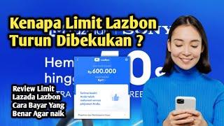 Kenapa Fitur Pinjaman Lazbon Dibekukan Hilang Tidak Muncul Limit Tidak Naik Malah Turun