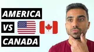 Living in AMERICA vs. CANADA  10 Differences in LIVING in the United States and Canada