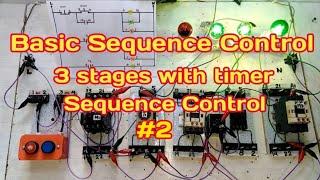 3 stages with timer sequence control tagalog Basic Motor Control Tutorial