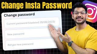 How to change instagram password without old password  Change instagram password if forgotten 2024