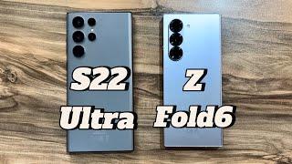 Samsung Galaxy Z Fold6 vs Samsung Galaxy S22 Ultra