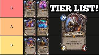 A Hearthstone tier list of every PRE-RELEASE Legendary