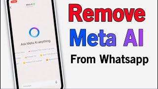 Remove Meta AI From Whatsapp On Iphone Android 2024 . Possible Remove Meta AI