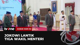 Jokowi Lantik Thomas Djiwandono Jadi Wakil Menteri Keuangan  Kabar Hari Ini tvOne