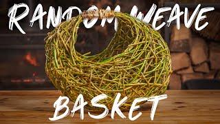 Open weave basket tutorial  Harvest basket diy  willow basket weaving for beginners