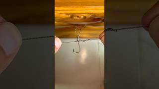 how to tie a double fishing knot #hook #knot #short #shortsvideo #shorts #fishing