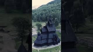 #Shorts Iglesia De Madera De Borgund Un Bonito Rincón En Los Fiordos Noruegos