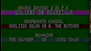 WWC Cartelera Abdullah vs. Carlos Colón en Aguadilla 1983