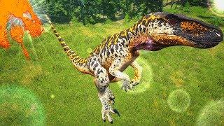 The Isle - Utah Raptor Vs Giga & Maia 1v1 GamePlay