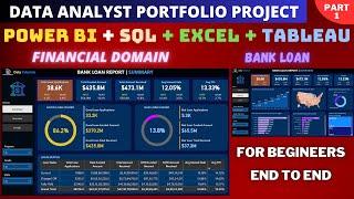 Data Analyst Portfolio Project  Finance Domain  Start to End  For Beginners  Part 1
