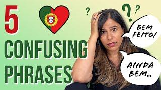 European Portuguese  5 Confusing Phrases EXPLAINED