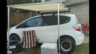 First Impression of Yescom 4.6 x 6 Car SUV Camping Rooftop Awning from Amazon