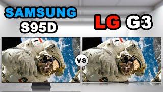 Samsung S95D - OLED TV  vs LG G3 - OLED Evo Unboxing  Review   Should Buy in 2024?
